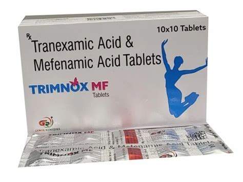 Tranexamic Acid Mefenamic Acid Tablets At 315 Box Trafem In Sas