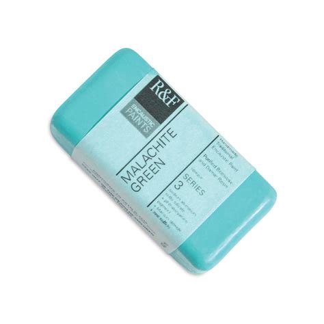 R F Encaustic Paint Block Malachite Green 40 Ml Block Michaels