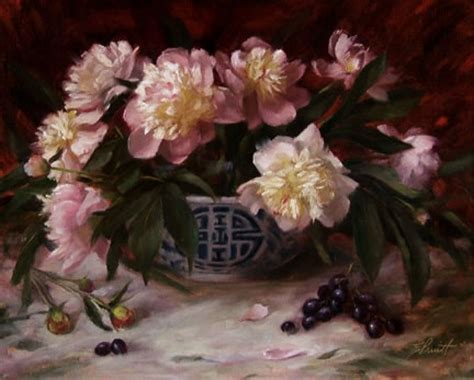 Peonies For Kris Elizabeth Robbins Highlands Art Gallery