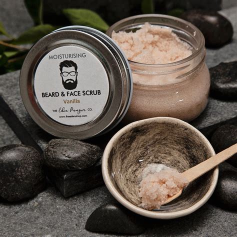 Mens Vanilla Face And Beard Scrub The Eden Shop