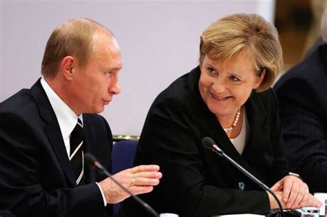 Vladimir Putin and Angela Merkel's political bond saw pair send each ...