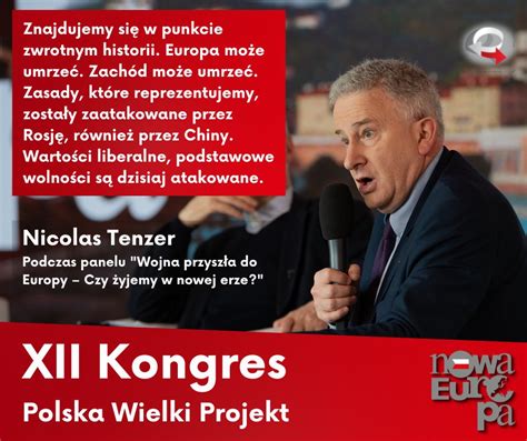 Polska Wielki Projekt On Twitter Nicolas Tenzer Podczas Xii Kongresu