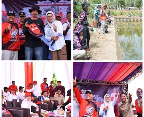 Lomba Mancing Menuju Desa Wisata Di Embung Telukagung Berlangsung