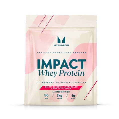 Impact Whey Protein Cherry Blossom White Peach And Milk Tea Myprotein™