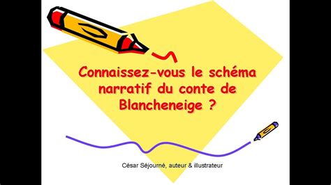 Le Sch Ma Narratif De Blancheneige Youtube