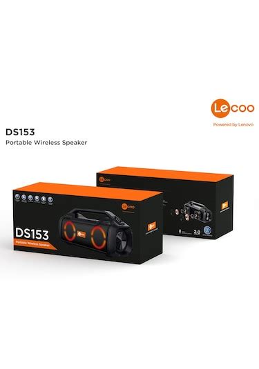 Lenovo Lecoo Ds Boombox Rgb Bluetooth Stereo W Ipx Tws