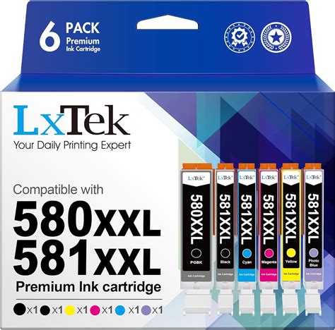 Lxtek Compatible Cartouches D Encre Remplacement Pour Canon Pgi