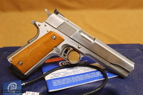 Colt Gold Cup National Match 45 Acp Stainless Mk Iv 1911 Series 80