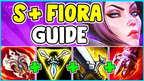 How To Play Fiora Top And Solo Carry In Season 10 Fiora Guide S10