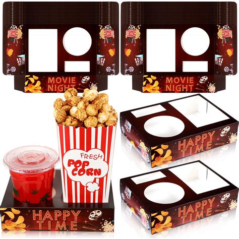 Amazon.com: Faccito 36 Pcs Movie Night Snack Trays Movie Theater Snack