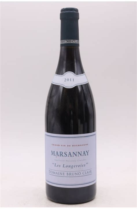 Bruno Clair Marsannay Les Longeroies 2011