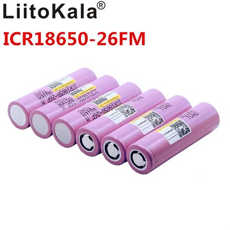 Liitokala Icr Fm New Original Mah Lithium Ion