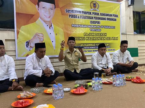 Paman Yani Terus Komitmen Sebarluaskan Perda Pajak Daerah Wartaniaga