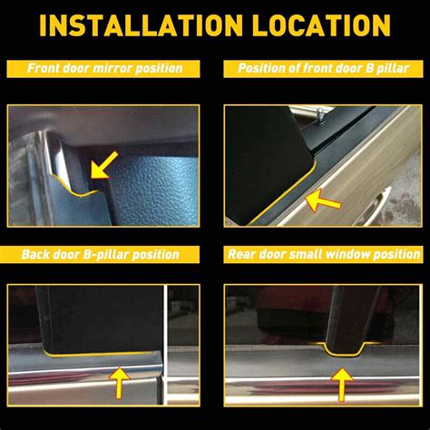 Rubber Seal Strip Car Front Rear Side Window Trim Edge Moulding