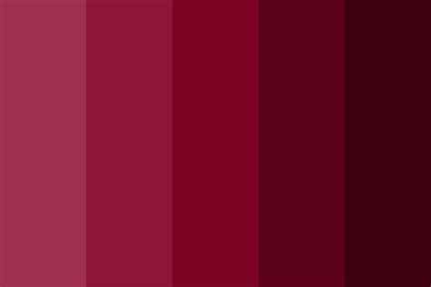 Wine Red Color Palette