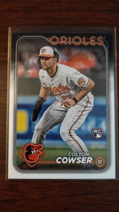 2024 Topps Series 1 Colton Cowser Base Rookie Card Rc 257 Orioles Ebay