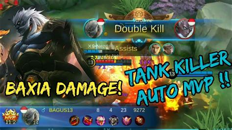 BAXIA Tank Killer New Item Build 2020 Always Mvp Mobile Legends YouTube