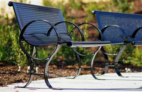 Commercial Metal Park Bench Spb 009 Sunperk