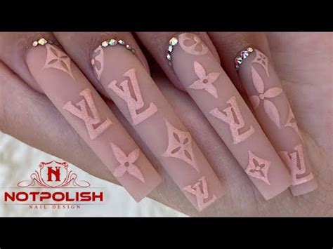 Beginner Louis Vuitton Nail Designs I Easy D Designer Nails I Sugar