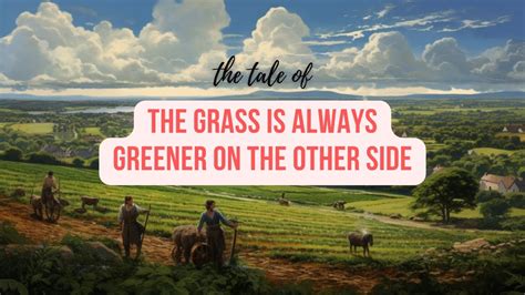 The Grass Is Always Greener On The Other Side Story And Meaning Youtube