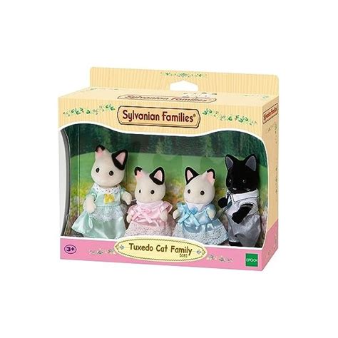 Sylvanian Families Le Village La Famille Chat Bicolore