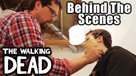 Walker Make Up Behind The Scenes The Walking Dead Youtube