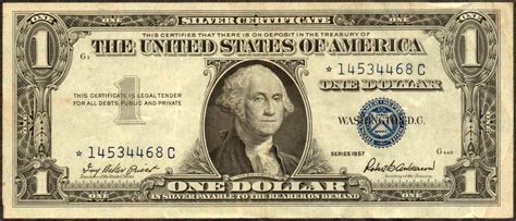 U S Silver Certificate Star Note Collectors Weekly