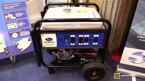 Subaru Sgx 7500 Portable Generator Walkaround 2015 Montreal Boat