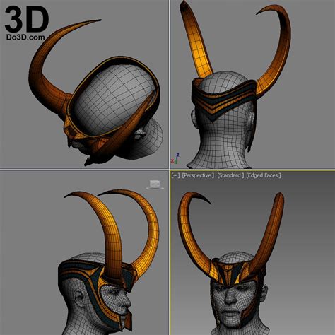 3D Printable Model Loki New Helmet Crown Thor Ragnarok Version