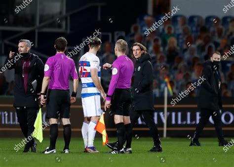 Brentford Manager Thomas Frank Confronts Charlie Editorial Stock Photo