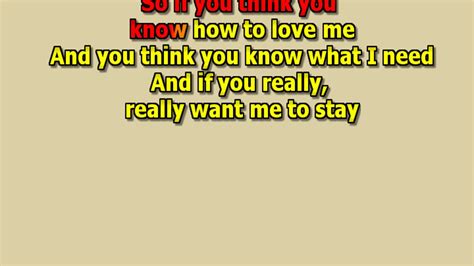 If You Think You Know How To Love Me Smokie Mizo Lead Vocals Lyrics