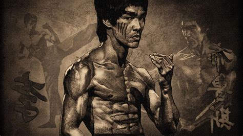 Bruce Lee Muscles Wallpaper