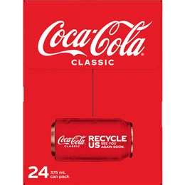 Coca Cola Classic Soft Drink Multipack Cans Ml X Pack Woolworths