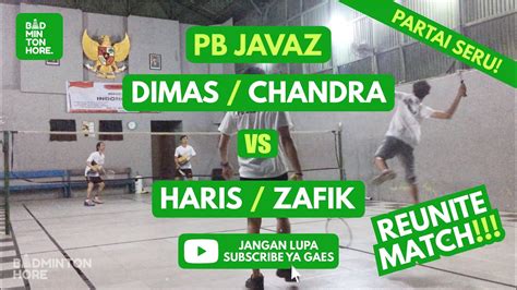 Dimas Chandra Vs Haris Zafik Pb Javaz Badminton Malang Bdh