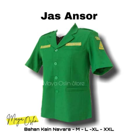 Jual Jas Ansor Lengan Pendek Standar M Lengkap Jakarta Pusat