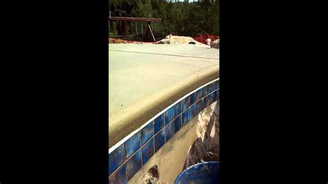 How To Do Cantilever Concrete Coping Pool Decks Youtube