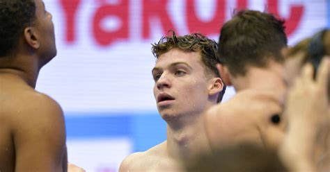 Mondiaux de natation Marchand et le relais français échouent au pied