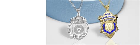 Massachusetts Police Jewelry Police Badges By State And Department Police And Firefighter Jewelry