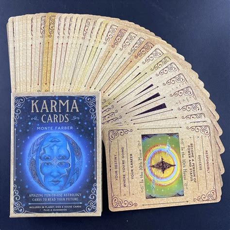 Karma Cards Tarot Cards Fortune Guidance Telling Divination Deck Board