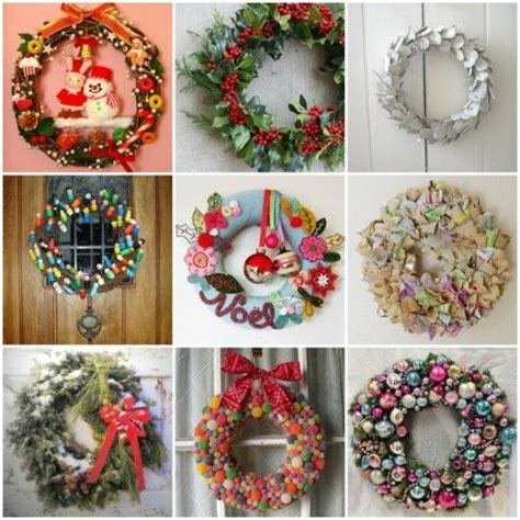 Many Different Wreaths Are Arranged Together On The Wall