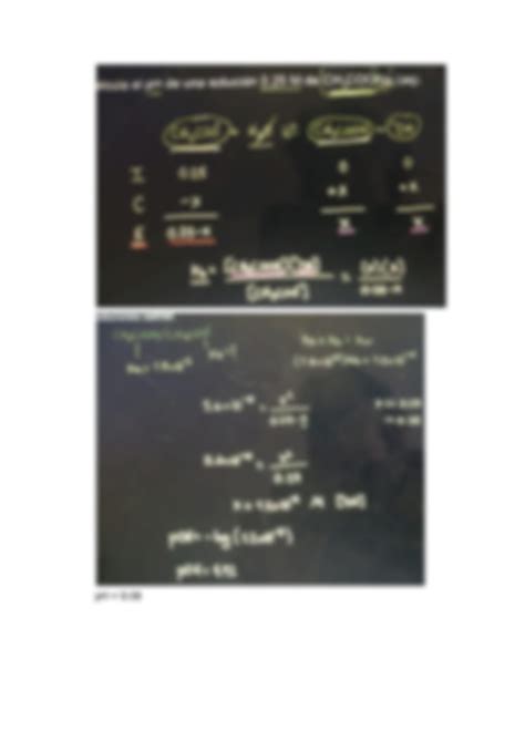 SOLUTION Equilibrios Cido Base Soluciones Salinas Y Buffers Qu Mica