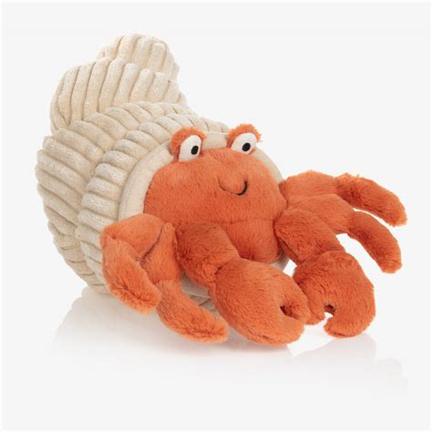 Jellycat Herman The Hermit Crab Plush Toy 29cm Childrensalon