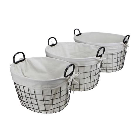 Gracie Oaks Metal General Basket Wayfair