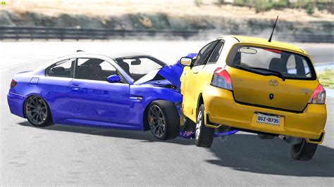 Extreme Car Crashes Compilation Beamng Drive Crashdriven Youtube