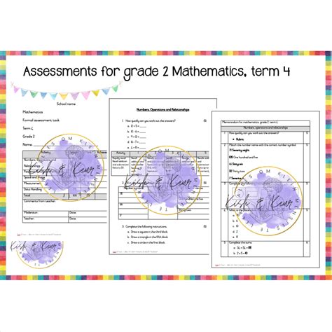 Assessment For Life Skills Grade 2 Term 4 2024 • Teacha