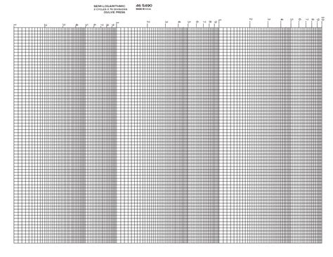Printable Semi Log Graph Paper Cycle Printable Graph Paper