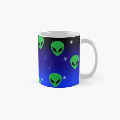 Alien Blue Coffee Mug By CraftKrazie Blue Coffee Mugs Mugs Alien