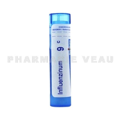 INFLUENZINUM 2024 2025 CH tube granules Homéopathie BOIRON Pharmacie Veau