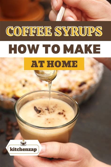 How To Make At Home Coffee Syrups Orange Extract Recipes Coffee