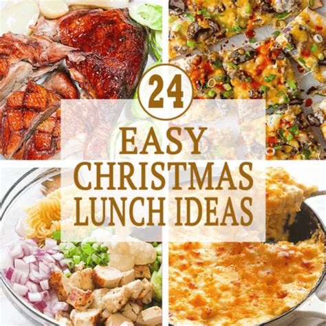 24 Easy Christmas Lunch Ideas - Immaculate Bites